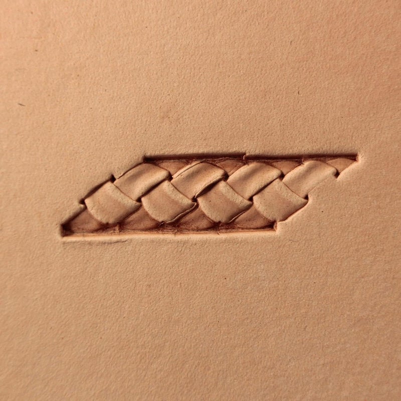 DandS ltd Leather Stamp Tool, Rope Knot, Professional Steel Craft Tool for Leatherworking, Embossing, Carving & Stamping Leather Projects, Belts, Wallets & DIY Projects Compatible with Mallet #463 - Image 3
